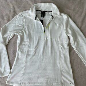 Spyder Active Grid Fleece Half Zip Mock Neck Long Sleeve Women's Size L SP176R